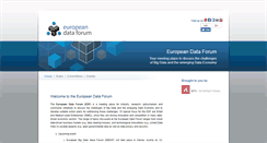 Desktop Screenshot of data-forum.eu